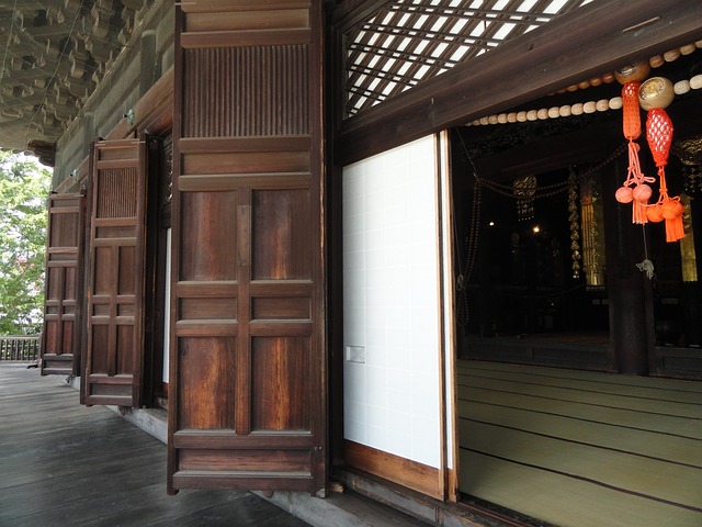 japonské dveře
